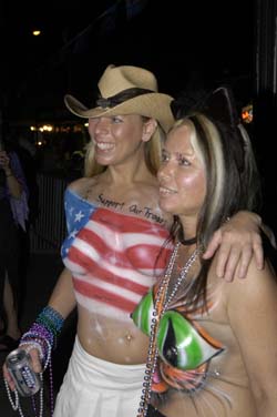 Body Painting 2004 photo - Duval Street, Key West